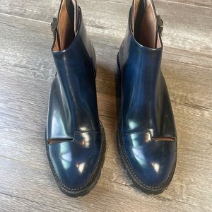 Jeffrey Campbell Flamel Women’s Blue Ankle Bootie Sz 10